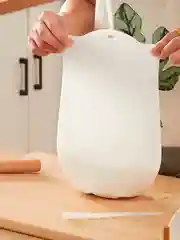 Белый мешок для замешивания теста, силиконовый