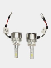 Светодиодные лампы Led C6 H1, H3, H4, H7, H11, H27, HB3, HB4, 36w, 12V, комплект 2 шт