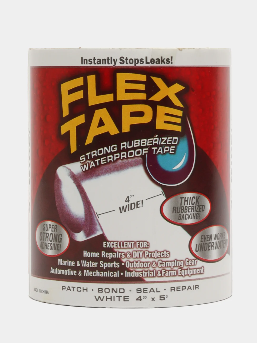 Белый водонепроницаемая изоляционная сверхсильная клейкая лента Flex Tape