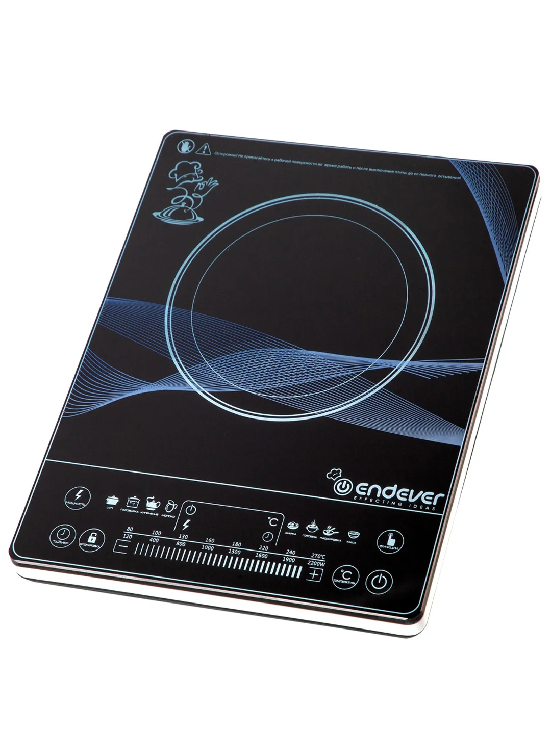 Черный индукционная плитка Endever Skyline IP-32