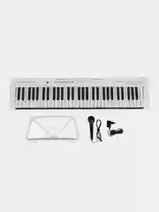Белый синтезатор TESLER KB-6120 WHITE