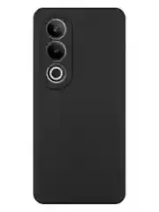 Черный чехол для OnePlus Ace 3V силиконовый BROSCORP матовый/ прозрачный с бортиком защитой камер