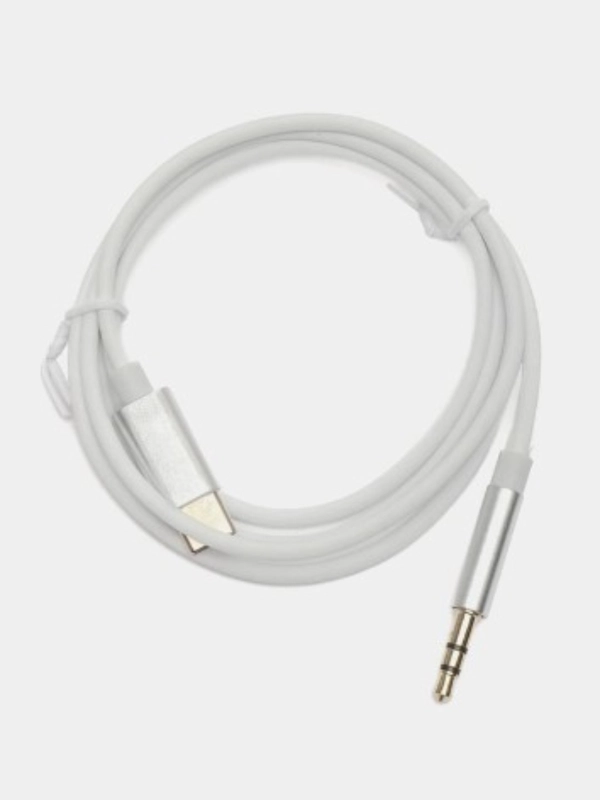 Кабель AUX-Type-C, для iPhone, 3,5 jack, 1 м