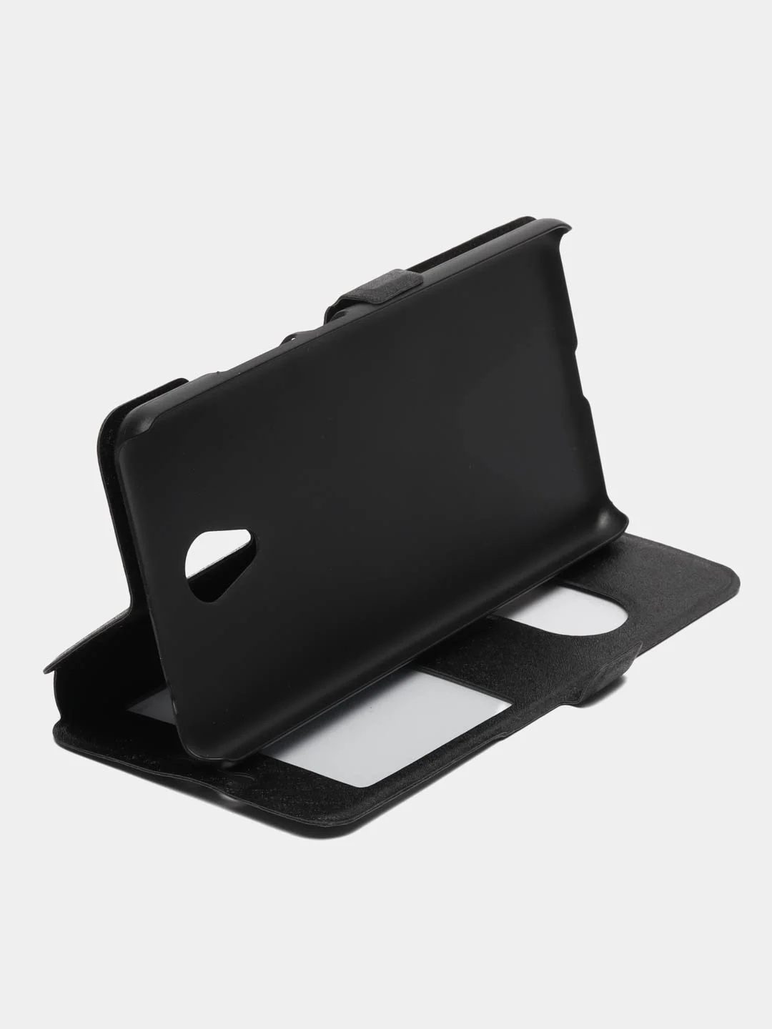 Хром чехол-книжка (флип) Meizu M5C