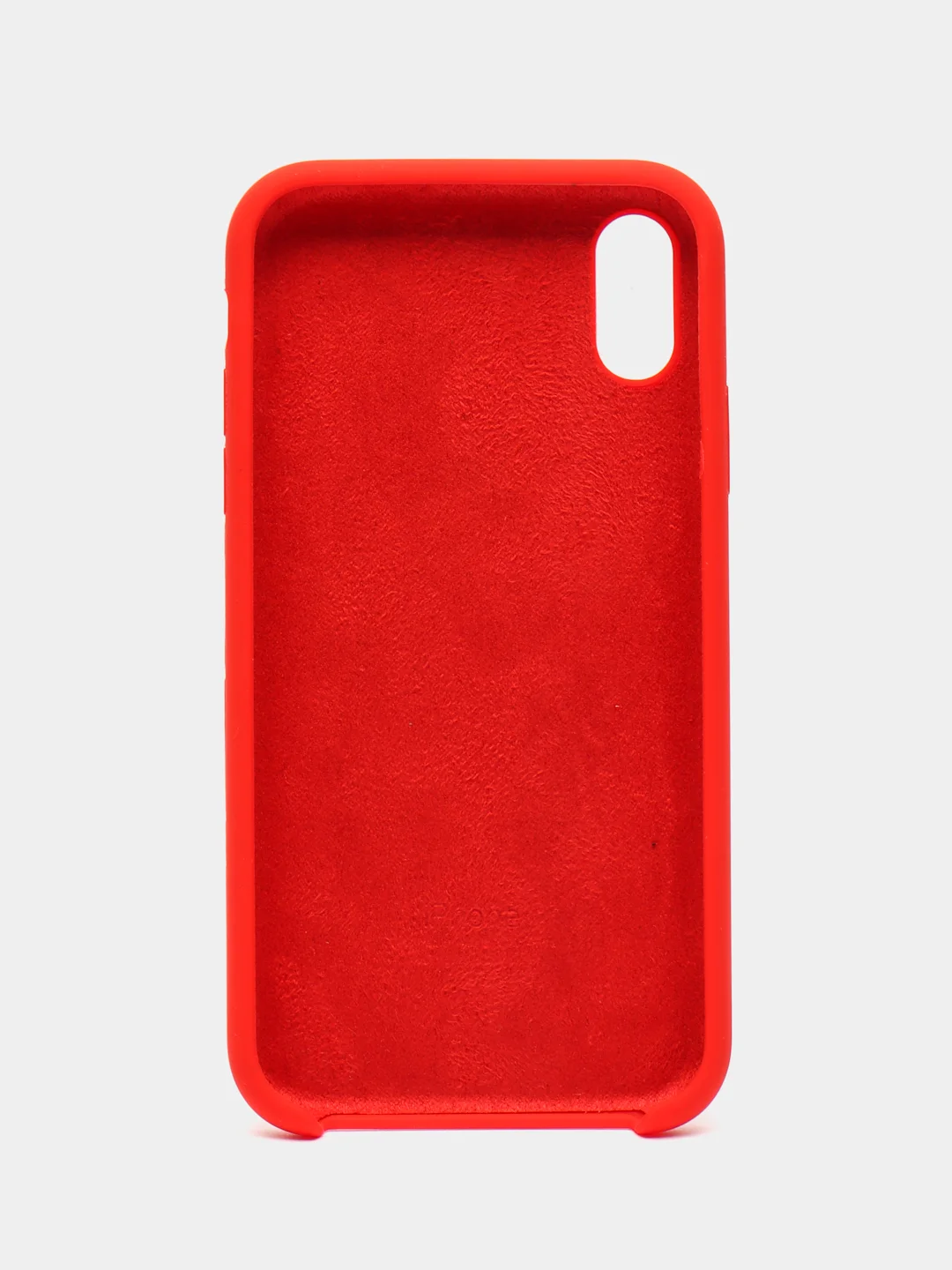 Красный чехол для iPhone XR (Silicone Case)
