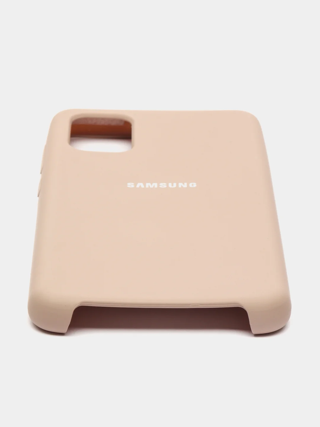 Бежевый чехол Silicone Case для Samsung Galaxy A31