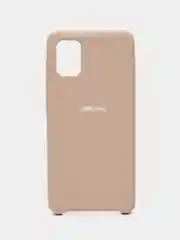 Бежевый чехол Silicone Case для Samsung Galaxy A31