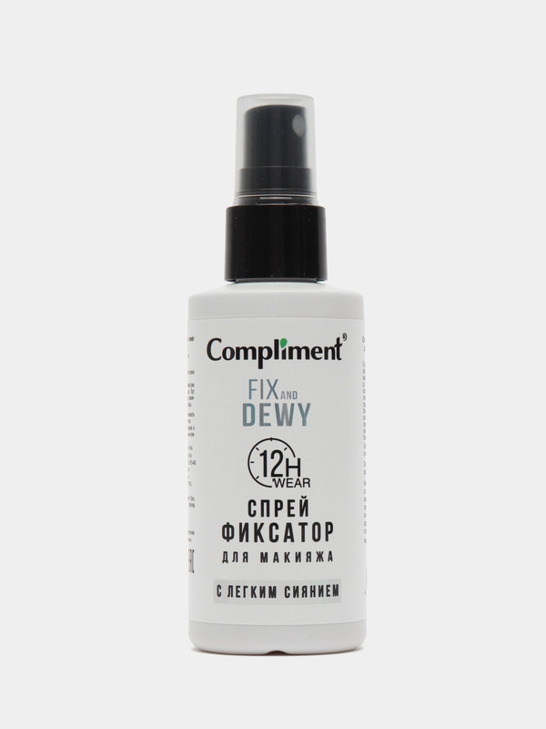 Compliment FIX and DEWY Спрей-фиксатор для макияжа с эффектом легкого сияния, 75мл