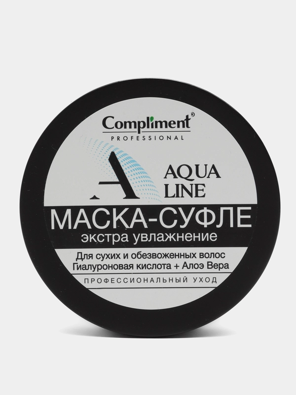 Compliment PROFESSIONAL AQUA LINE Маска-суфле для экстра-увлажнения волос, 300мл