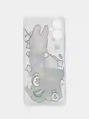 Конфетный чехол на Tecno Spark 9 Pro / Текно Спарк 9 Про прозрачный, с рисунком, защита камеры
