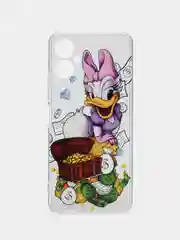 Конфетный чехол на Tecno Spark 9 Pro / Текно Спарк 9 Про прозрачный, с рисунком, защита камеры