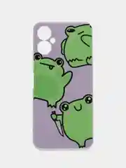 Лавандовый чехол на Tecno Spark 9 Pro / Текно Спарк 9 Про прозрачный, с рисунком, защита камеры