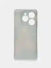 Коричневый чехол на Tecno Spark 20 Pro/20S Pro / Текно Спарк 20 Про/20S Про прозрачный, с рисунком
