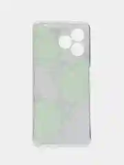 Лавандовый силиконовый чехол на Realme C53/C51/Note 50 / Реалми С53/С51/Нот 50 прозрачный, с рисунком