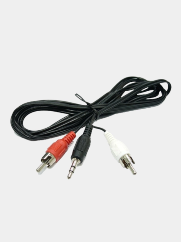 Кабель аудио AUX 3.5 Jack (M) - 2xRCA (M) ORBITA OT-AVC35 (TD-241) 5m