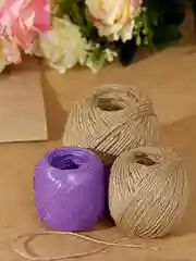 Шпагат джутовый 2х-ниточный, для подвязки растений, 100 м