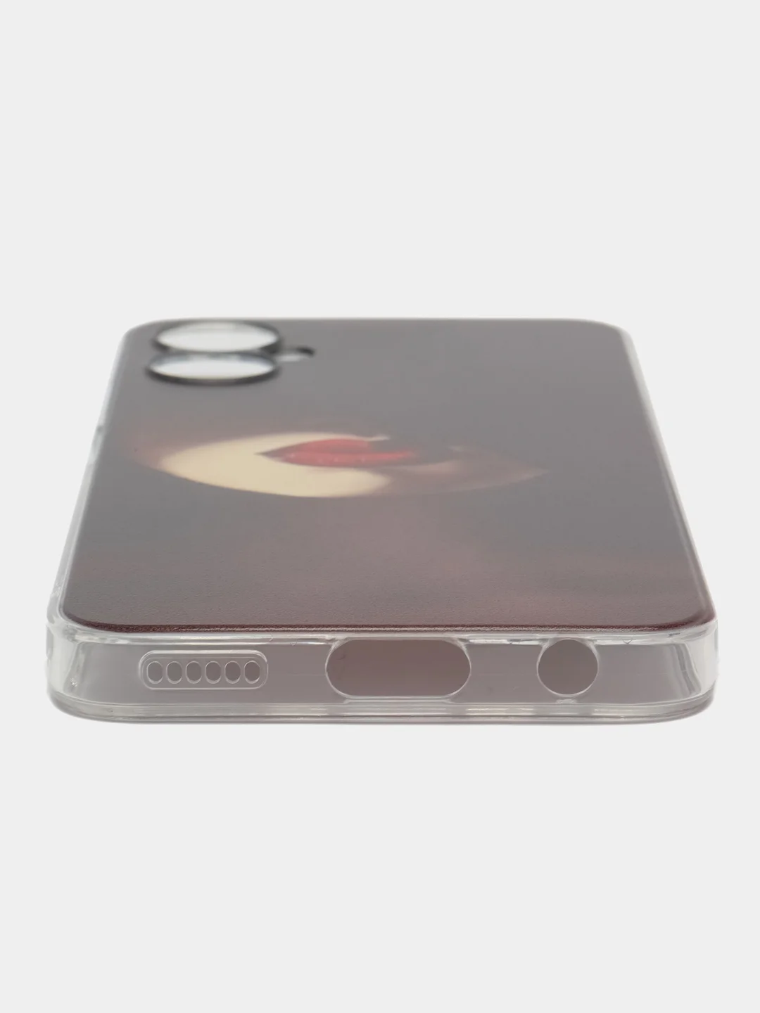 Фиолетовый чехол на Tecno Spark 9 Pro / Текно Спарк 9 Про прозрачный, с рисунком, защита камеры