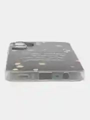 Серый чехол на Samsung Galaxy A15 / Самсунг А15 прозрачный, с рисунком, защита камеры