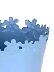 Кашпо круглое цветочный край 10х10х10 см