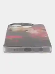 Кораллово-розовый чехол на Tecno Spark 20 Pro/20S Pro / Текно Спарк 20 Про/20S Про прозрачный, с рисунком