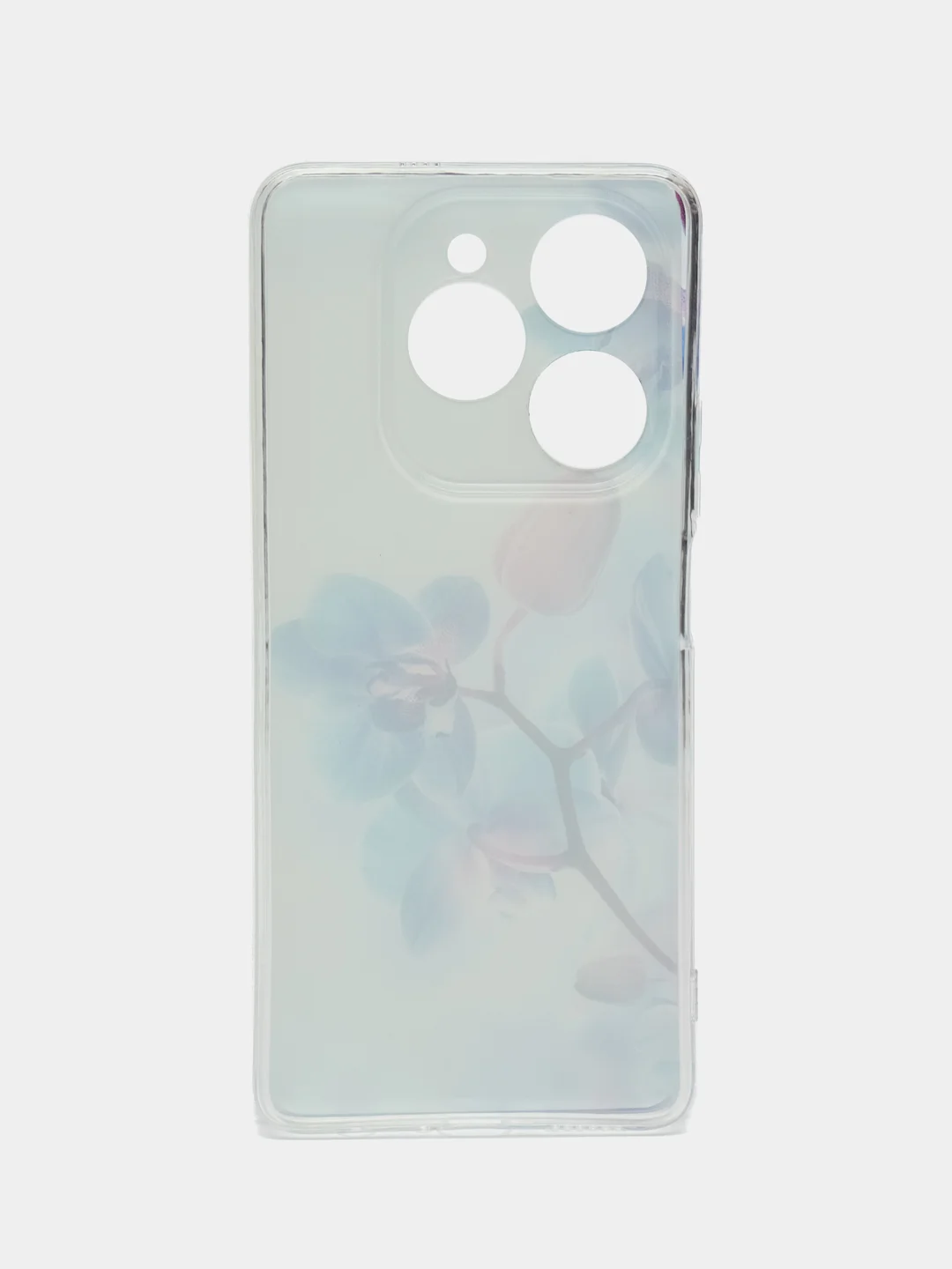 Лазурный чехол на Tecno Spark 20 Pro/20S Pro / Текно Спарк 20 Про/20S Про прозрачный, с рисунком