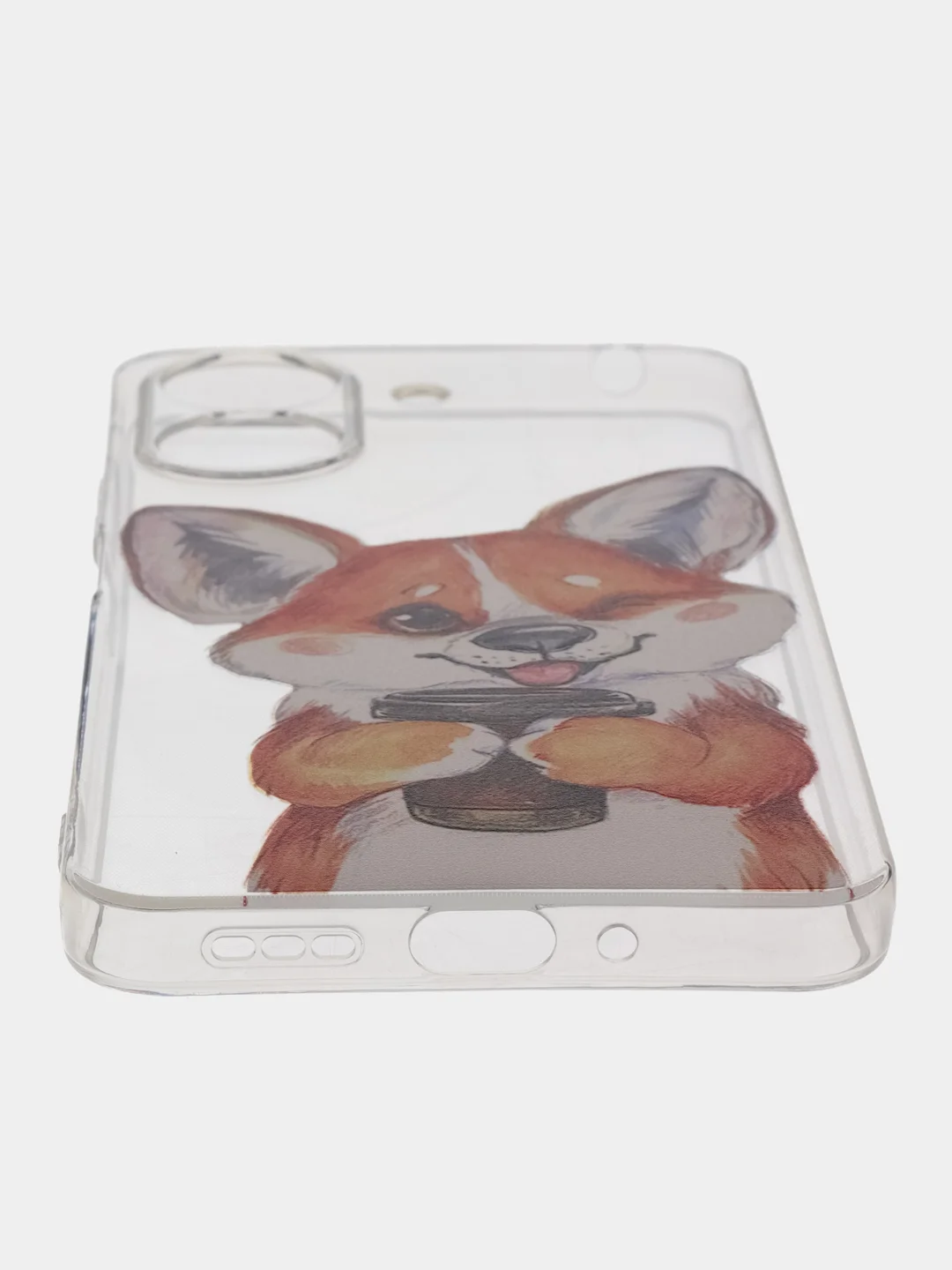Бронзовый чехол на Xiaomi Redmi 13C/Poco C65 / Сяоми Редми 13C/Поко С65 прозрачный, защита камеры