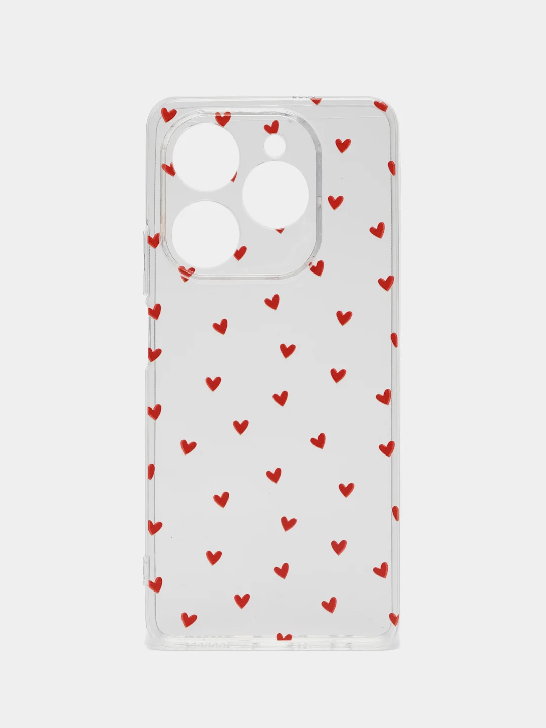 Коралловый меланж чехол на Tecno Spark 20 Pro/20S Pro / Текно Спарк 20 Про/20S Про прозрачный, с рисунком