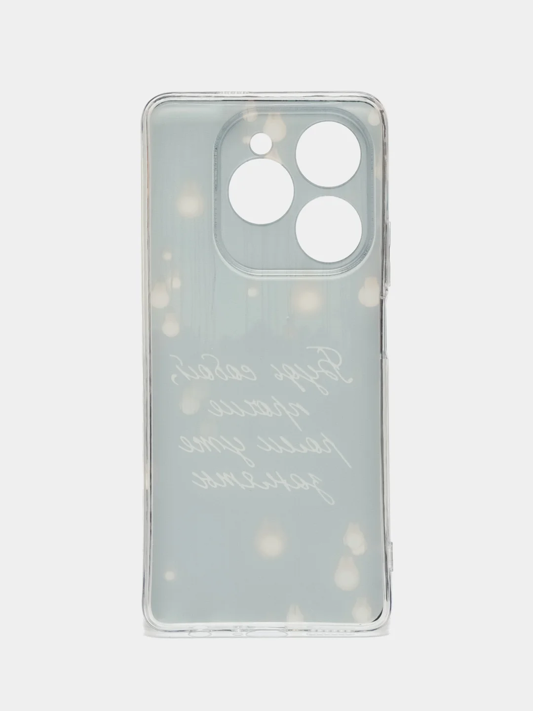 Серый чехол на Tecno Spark 20 Pro/20S Pro / Текно Спарк 20 Про/20S Про прозрачный, с рисунком