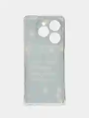 Серый чехол на Tecno Spark 20 Pro/20S Pro / Текно Спарк 20 Про/20S Про прозрачный, с рисунком