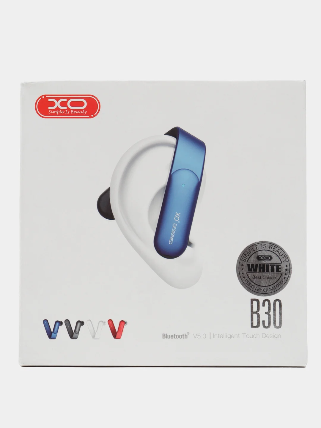 Bluetooth-гарнитура XO B30 белая