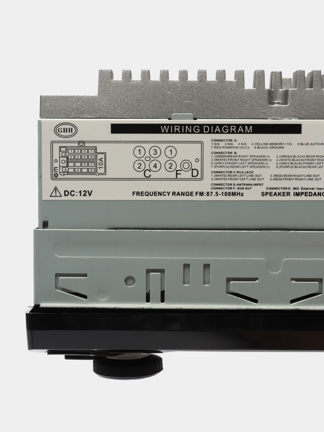 Автомагнитола Pioneer GB MVH-8056MBT, 1 Din, Bluetooth