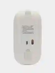 Белый мышь компьютерная, бесшумная, беспроводная, Type-C зарядка