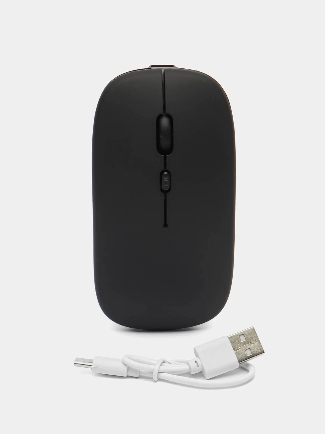 Черный мышь компьютерная, бесшумная, беспроводная, Type-C зарядка