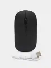 Черный мышь компьютерная, бесшумная, беспроводная, Type-C зарядка