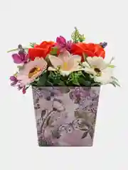 Рыжий букет из вспененного мыла , подарок на Новый год маме,сестре,коллеге ,подарочный набор