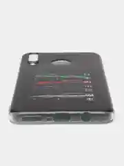 Хром чехол на Huawei P30 Lite/Honor 20S/20 Lite 2020 / Хуавей P30 Lite прозрачный, с рисунком