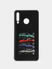 Хром чехол на Huawei P30 Lite/Honor 20S/20 Lite 2020 / Хуавей P30 Lite прозрачный, с рисунком