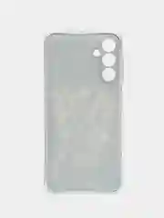 Оливковый чехол на Samsung Galaxy A15 / Самсунг А15 прозрачный, с рисунком, защита камеры