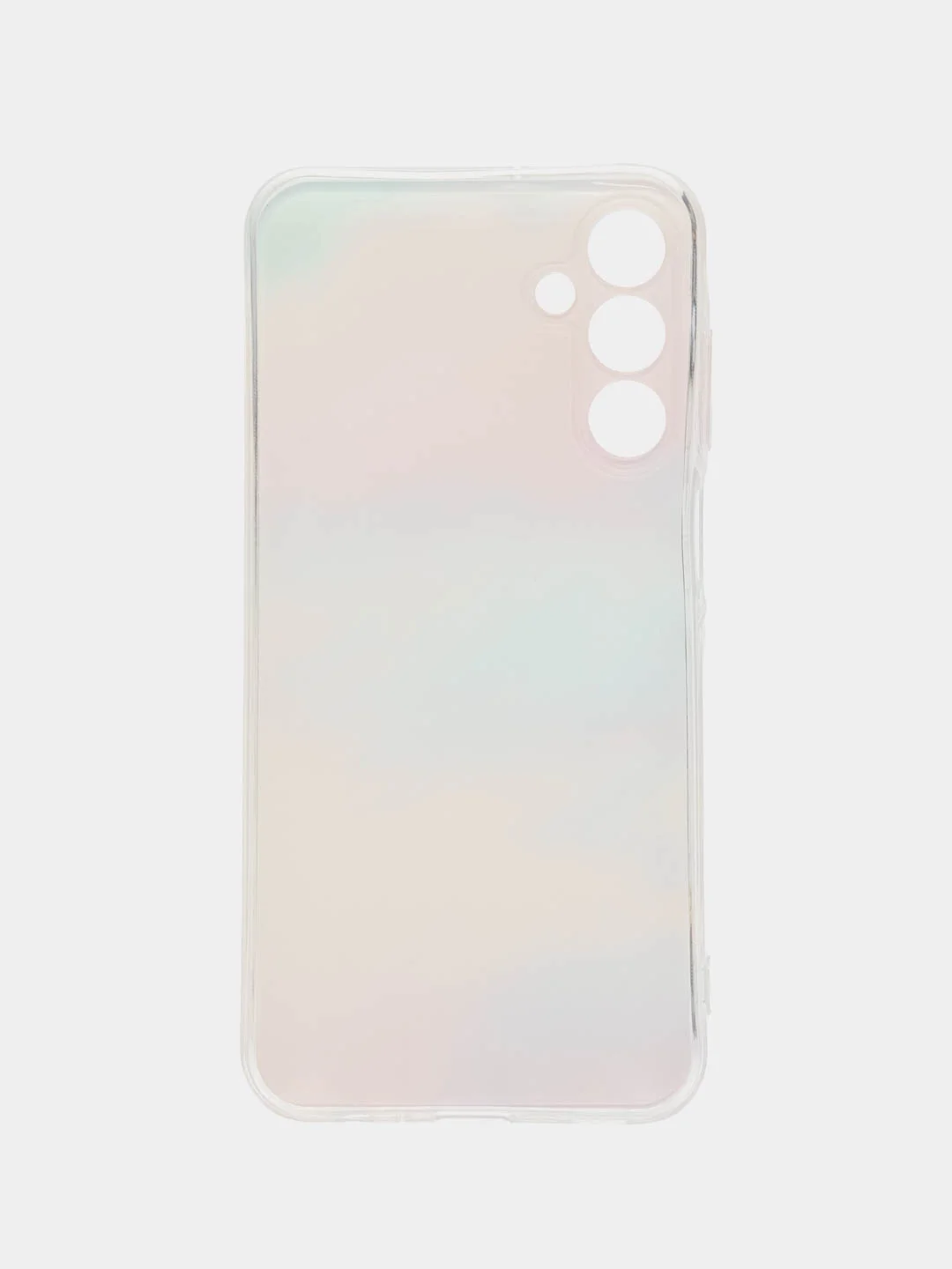 Пудровый чехол на Samsung Galaxy A15 / Самсунг А15 прозрачный, с рисунком, защита камеры