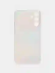 Пудровый чехол на Samsung Galaxy A15 / Самсунг А15 прозрачный, с рисунком, защита камеры