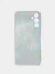 Синий чехол на Samsung Galaxy A15 / Самсунг А15 прозрачный, с рисунком, защита камеры