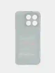 Хром силиконовый чехол на Honor X8B / Хонор X8B прозрачный, с рисунком, защита камеры