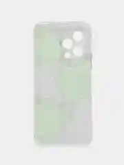 Лавандовый чехол на Honor 200 Lite / Хонор 200 Лайт прозрачный, с рисунком, защита камеры