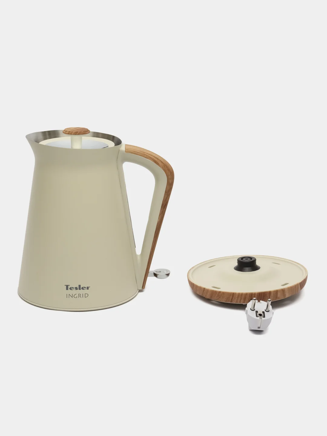 Бежевый чайник электрический TESLER KT-1740