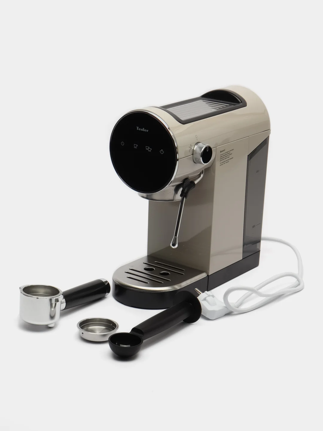 Серый кофеварка эспрессо TESLER ECM-260