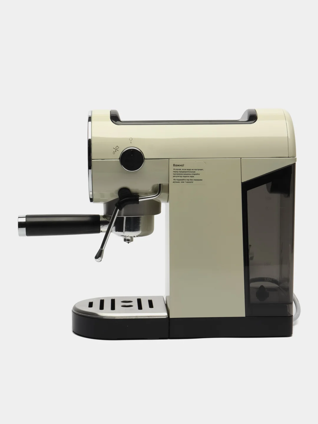 Бежевый кофеварка эспрессо TESLER ECM-260