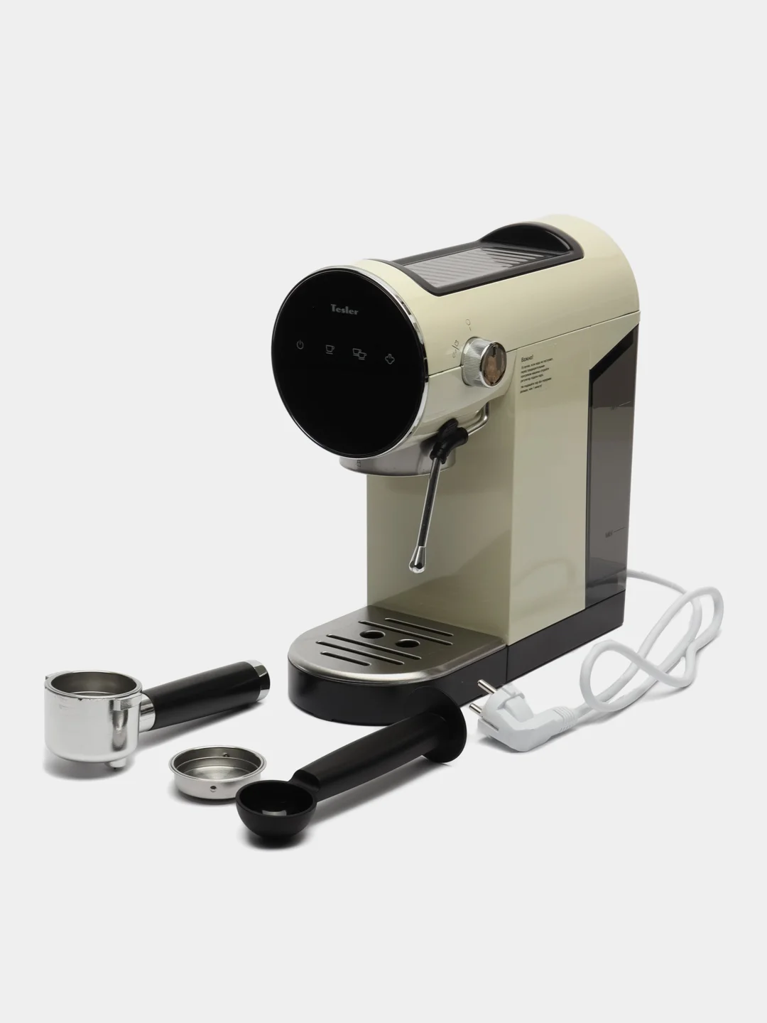 Бежевый кофеварка эспрессо TESLER ECM-260