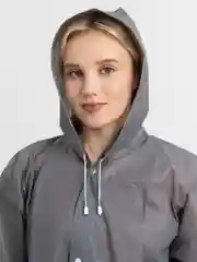 Розовый накидка от дождя "Дождевик"