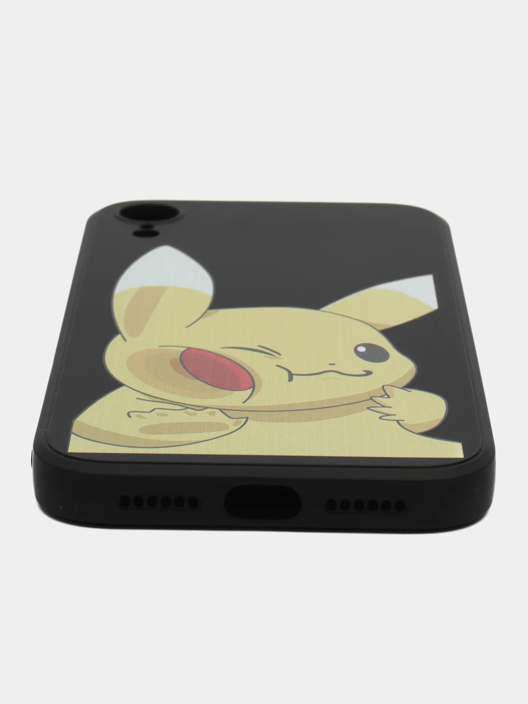 Угольный чехол силиконовый аниме "Pockemon. Пикачу"для IPhone 7/8 Plus X Xs XR Max 11 12 Pro Max 13