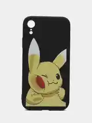 Угольный чехол силиконовый аниме "Pockemon. Пикачу"для IPhone 7/8 Plus X Xs XR Max 11 12 Pro Max 13